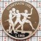 1341 San Marino 1000 Lire 1992 Summer Olympics, Barcelona km 277 UNC argint