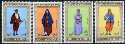 ALGERIA 1975 COSTUME POPULARE foto