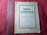 Strigaturi si Chiuituri de Joc - comuna Palos jud. Tarnava Mare - culese de Ghe. Cernea - Ed. Toroutiu anii '30