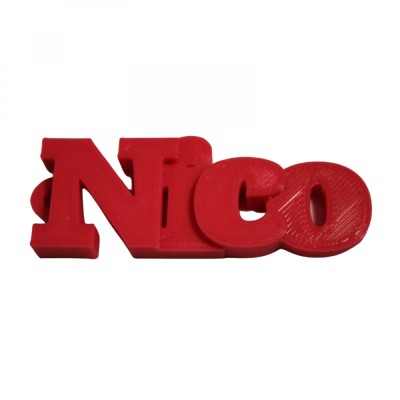 Breloc personalizat cu numele Nico foto