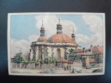 Carte postala, Praga Karlov, inceput de secol XX