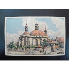 Carte postala, Praga Karlov, inceput de secol XX