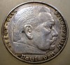 F.480 GERMANIA HINDENBURG 5 REICHSMARK 1936 A ARGINT VARIANTA 1, Europa
