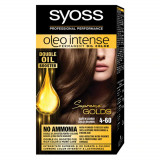 Vopsea de Par Permanenta, Fara Amoniac, SYOSS Oleo Intense, 4-60 Nuanta Saten Auriu, 115 ml, Vopsea Permanenta, Vopsea Fara Amoniac, Vopsea SYOSS, Vop