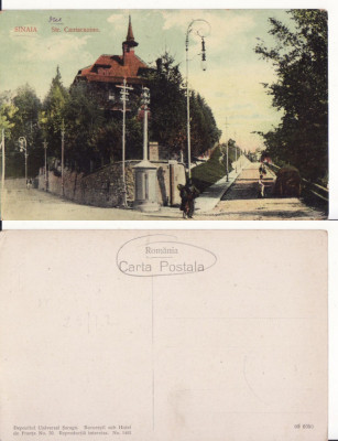 Sinaia - Strada Cantacuzino - rara foto