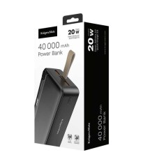 POWER BANK 40000mAh LI-ION QC3.0 PD 20W Display Kruger&amp;amp;Matz foto