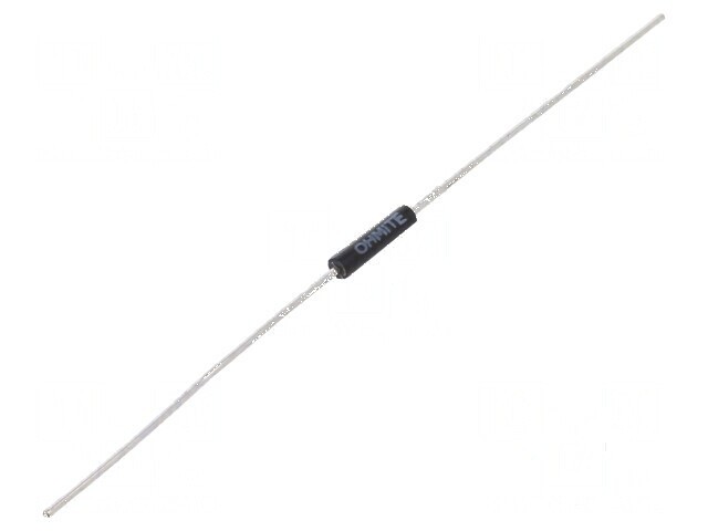 Rezistor bobinat THT 100m&Omega; 2W &plusmn;1% &Oslash;2,4x10,6mm -55&divide;275&deg;C