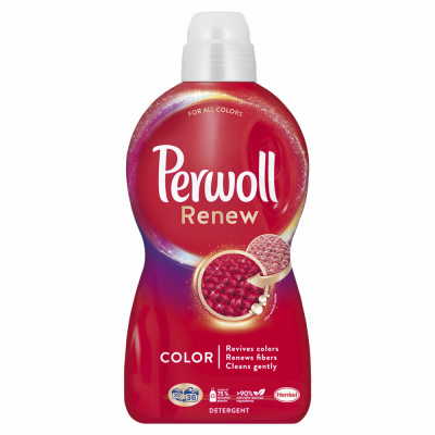 Detergent Lichid Pentru Rufe, Perwoll, Renew Color, 1.98 l, 36 spalari foto