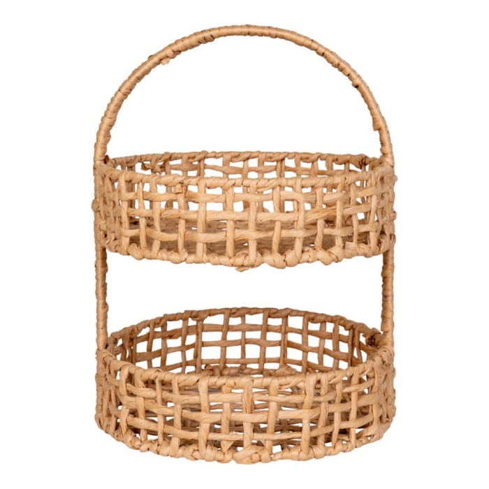 Anadia fonott pap&iacute;r t&aacute;lca, nat&uacute;r, 29x39 cm