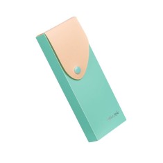 Penar pentru scoala, Verde menta, Plastic, Fete, 7.5x2.5x20 cm, ATU-085034 foto