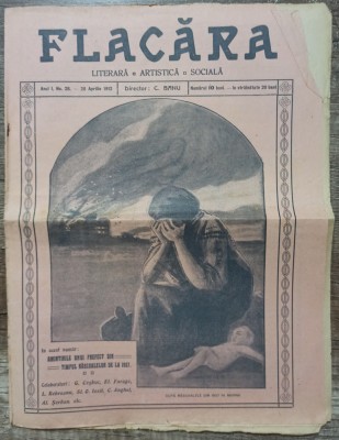 Revista Flacara// anul I, no. 28, 28 aprilie 1912, Dupa Rascoalele din 1907 foto