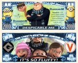 !!! SUA = FANTASY NOTE (TJ6) = DESENE ANIMATE : DESPICABLE ME - 2010 - UNC