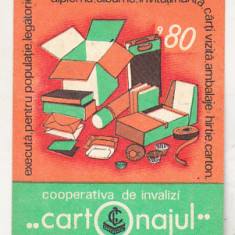 bnk cld Calendar de buzunar 1980 - Cooperativa Cartonajul Bucuresti