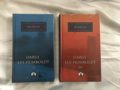 Darul lui Humboldt vol. I+II, aut. Saul Below, ed. Art 2012, in tipla foto