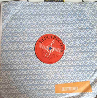 Disc vinil, LP. NOSTALGIE, FLUIERA SIRENELE (DISC EBONITA)-RICHARD BARTZER, MIANI NEGREANU-244532 foto