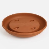Farfurie Teracota cu Roti și Scurgere pentru Ghiveci, CMCLASS