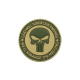 Patch God Will Judge cauciuc 8Fields Olive