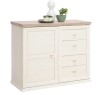 Comoda Camron Hom in, 1079x895x430 mm, alb gri - NOU