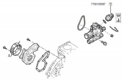 SENZOR TEMPERATURA LICHID RACIRE 1.5 DCI 4 PINI - 26993 foto