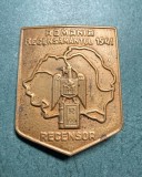 Insigna Romania Recensamantul 1941 Recensor Regele Mihai