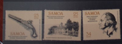 TS24/01 Timbre Samoa Nestampilat foto