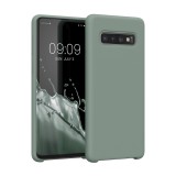 Husa Kwmobile pentru Samsung Galaxy S10, Verde, Silicon, KWM000009QK053C, Carcasa