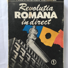 REVOLUTIA ROMANA IN DIRECT - TELEVIZIUNEA ROMANA, MIHAI TATULICI, 1990. 395 PAG