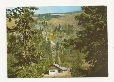 RF6 -Carte Postala- Muntii Retezat, Cabana Gemenea, circulata 1968 foto