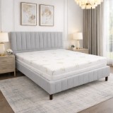 Saltea ortopedica Magic Micro One 160x200x23 cm, arcuri pocket, 7 zone confort, husa detasabila tricot, fermitate medie