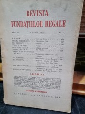 Revista Fundatiilor Regale - Anul III 1 Iunie 1936 Nr. 6 foto