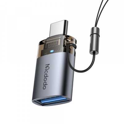 Adaptor OTG USB-C - USB-A McDodo OT-7400, Negru foto