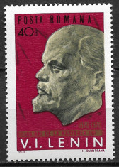 Romania - 1970 - LP 725 - 100 ani de la na?terea lui Lenin - serie completa MNH foto