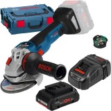 Bosch GWS 18V-10 SC + ProCORE + GAL 1880 CV - Polizor unghiular 150 mm valiza speciala accesorii + Set acumulator si incarcator Li-Ion 18 V 4 Ah