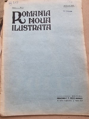 Revista Romania Noua Ilustrata nr.2/1928 foto