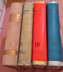 Enciclopedia Romaniei. 4 Vol. Imprimeria Nationala 1938-1943 - Dimitrie Gusti foto