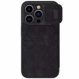 Husa pentru iPhone 15 Pro - Nillkin QIN Pro Leather Case - Black