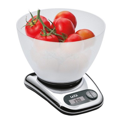Cantar de bucatarie Laica, 5 kg, ecran LCD, functie TARA, Argintiu foto