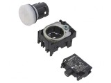 Lumină de control LED &Oslash;22mm IP67 24VAC 25-70&deg;C
