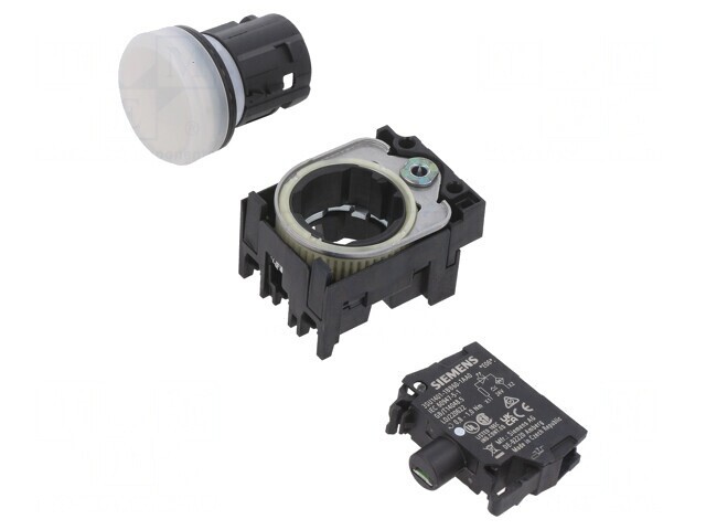 Lumină de control LED &Oslash;22mm IP67 24VAC 25-70&deg;C