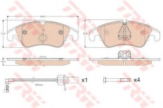 Set placute frana,frana disc AUDI A5 Cabriolet (8F7) (2009 - 2016) TRW GDB1768