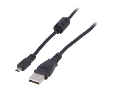 Cablu USB 2.0 UC-E6, 1,5m, negru foto