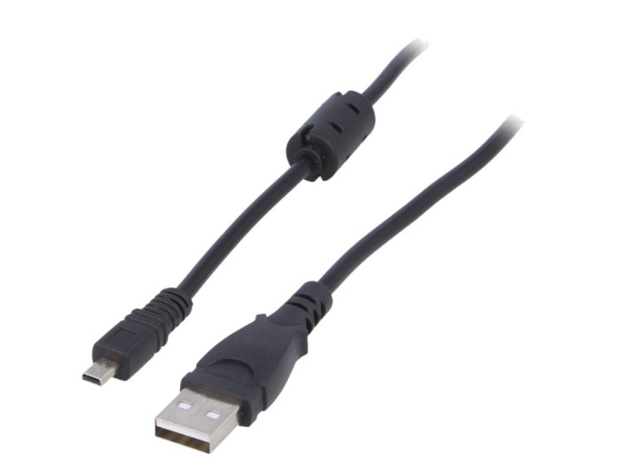Cablu USB 2.0 UC-E6, 1,5m, negru
