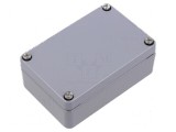 Carcasă universală gri din aluminiu - 64mm x 98mm x 34mm, IP66