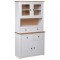 vidaXL Bufet &icirc;nalt, alb, 93x40,5x180 cm, lemn masiv pin, gama Panama 282702