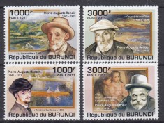 Burundi - Pictura - RENOIR - MNH foto