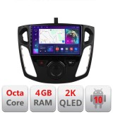 Navigatie Ford Focus C-150 Android Octa Core Ecran 2K QLED GPS 4G 4+32GB 360 KIT-150+EDT-E409-2K CarStore Technology
