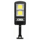 Lampă stradală solară, cu telecomandă, 36 cm x 11.5 cm, 108 COB LED, 2592 Lumeni, 21.6W - echivalent 172W bec incadescent, IP65