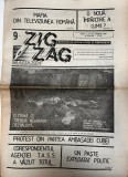 Zig Zag Magazin, Nr 9, Almanah 1990, 16 pagini, Dimensiune 24 x 30 cm, Carti Bibliofilie