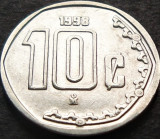Cumpara ieftin Moneda 10 CENTI - MEXIC, anul 1998 * cod 3133, America Centrala si de Sud