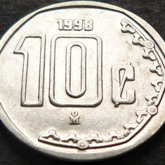 Moneda 10 CENTI - MEXIC, anul 1998 * cod 3133